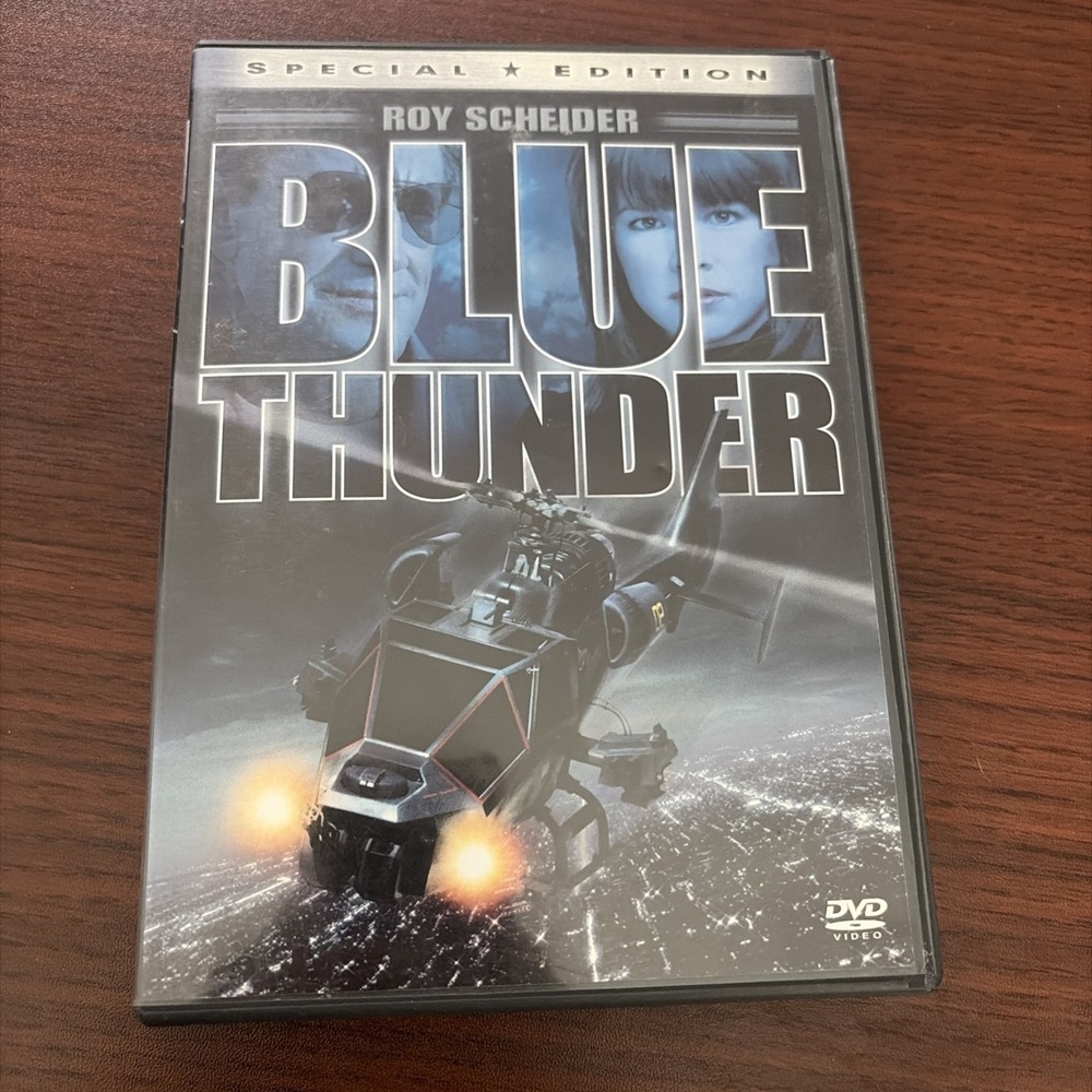 Blue Thunder DVD Roy Scheider Movie Widescreen Action Thriller B-movie